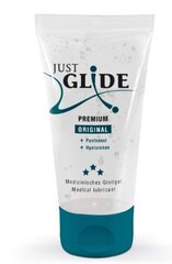 Лубрикант з гіалуроновою кислотою та пантенолом Just Glide Premium 200 мл (веганська) - Фото №1 Лубрикант з гіалуроновою кислотою та пантенолом Just Glide Premium 200 мл (веганська) - Фото №1