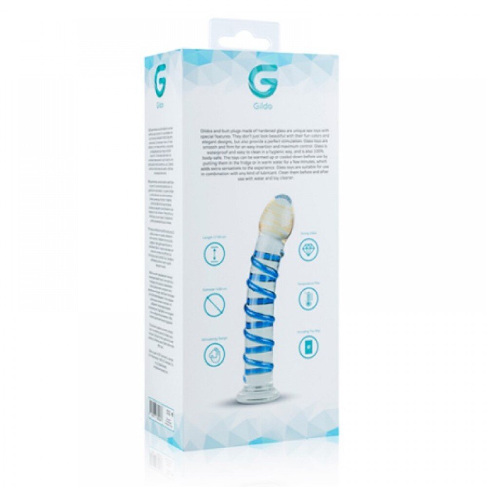 Стеклянный фаллоимитатор Glass Dildo No.01 - Фото №4 Стеклянный фаллоимитатор Glass Dildo No.01 - Фото №4