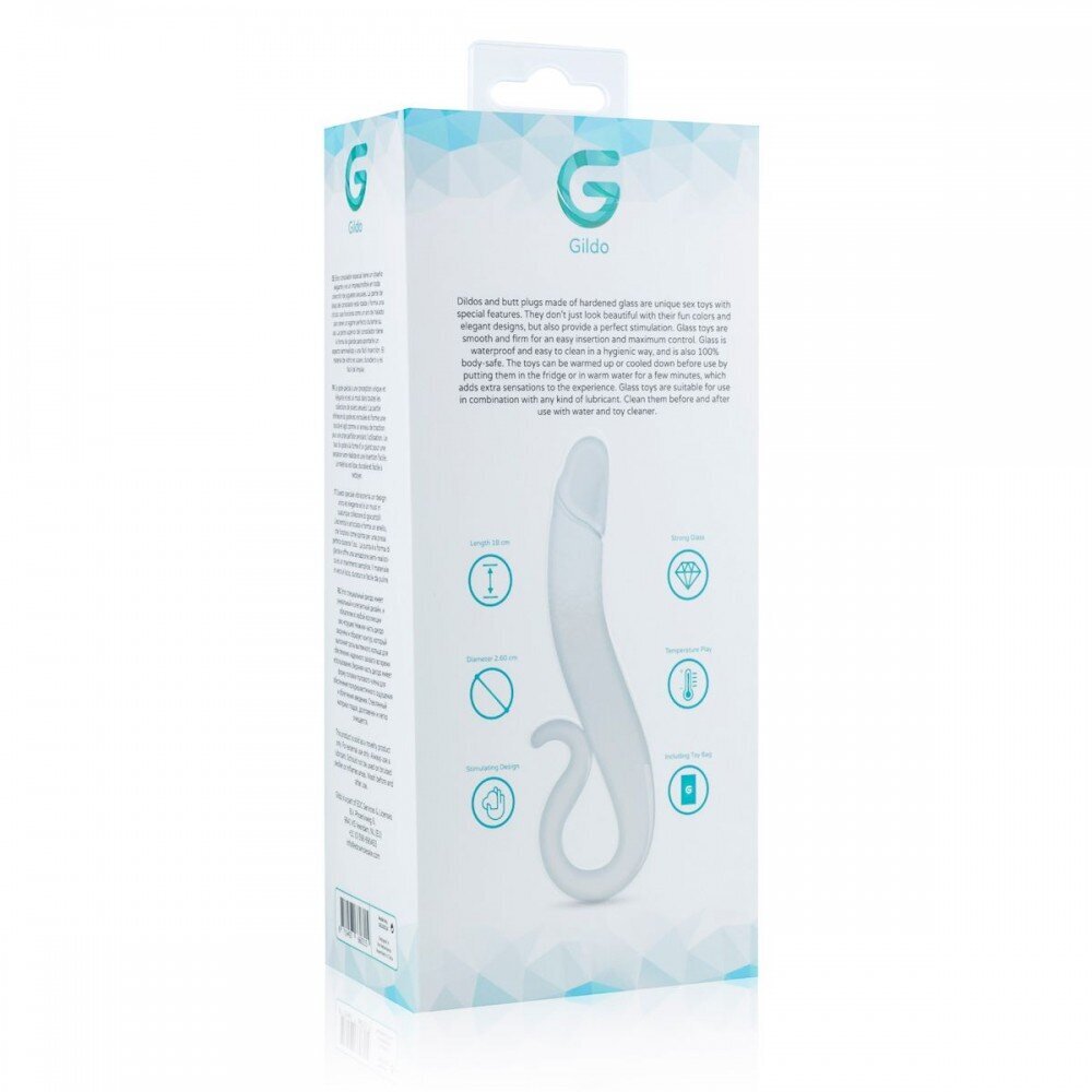 Скляний фалоімітатор Gildo Glass Dildo No.14 - Фото №5 Скляний фалоімітатор Gildo Glass Dildo No.14 - Фото №5