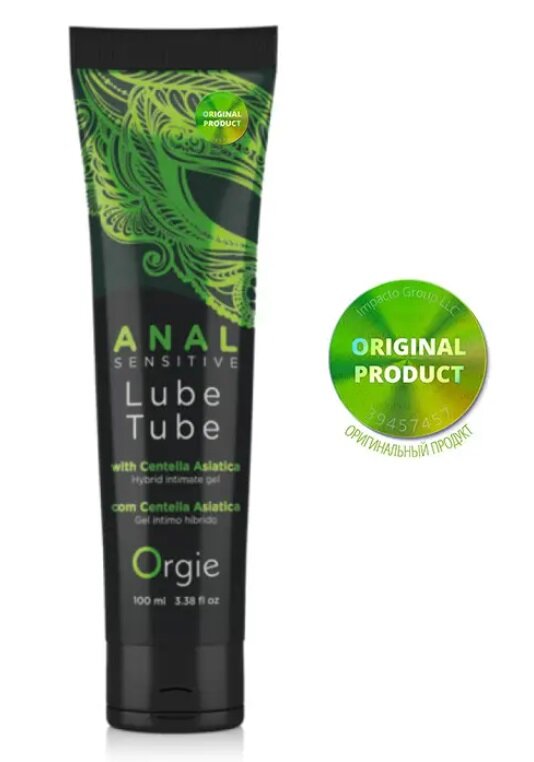 Гібридний анальний гель-лубрикант "Lube Tube Anal Sensitive", 100 мл - Фото №1