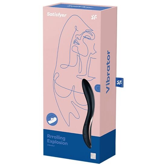 Вібратор зі стимуляцією зони G Satisfyer Rrrolling Explosion Black - Фото №5 Вібратор зі стимуляцією зони G Satisfyer Rrrolling Explosion Black - Фото №5