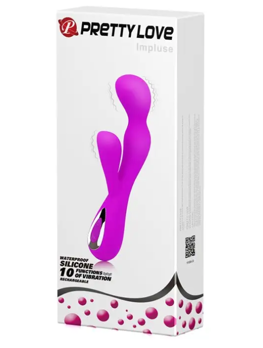 Вибромассажер серии Pretty Love - IMPULSE 10 режимов вибрации - Фото №1 Вибромассажер серии Pretty Love - IMPULSE 10 режимов вибрации - Фото №1