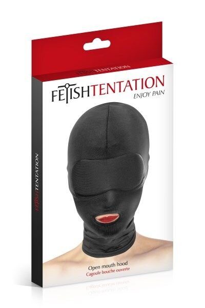 Маска для БДСМ Fetish Tentation Open Mouth Hood - Фото №2 Маска для БДСМ Fetish Tentation Open Mouth Hood - Фото №2