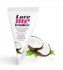 Зігріваюча масажна олія Love To Love Love Me Tender Coconut, 10 мл - Фото №1
