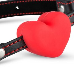 Силиконовый кляп в виде сердца Whipped - Heart Ball Gag - Фото №1