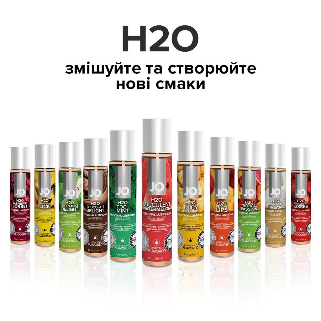 Оральный лубрикант System JO H2O - Watermelon (Арбуз), 30 мл - Фото №4 Оральный лубрикант System JO H2O - Watermelon (Арбуз), 30 мл - Фото №4
