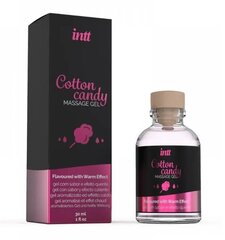 Съедобный массажный гель для интимных зон Intt Cotton Candy (30 мл) - Фото №1