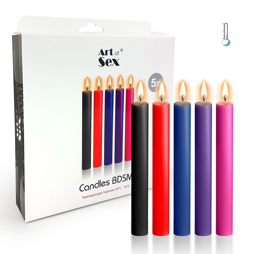 Свічка для воскплею Art of Sex Thin (10 см), 1 шт - Фото №1 Свічка для воскплею Art of Sex Thin (10 см), 1 шт - Фото №1