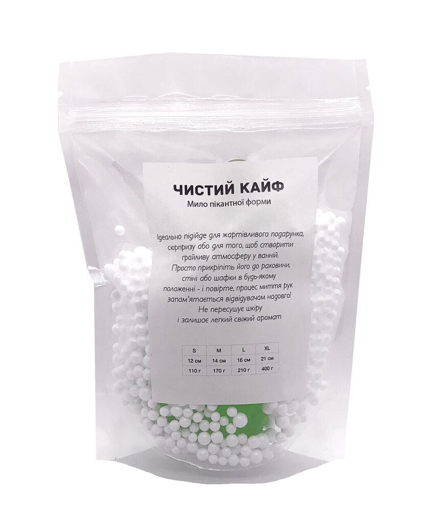 Крафтовое мыло-член с присоской Green S - Фото №3 Крафтовое мыло-член с присоской Green S - Фото №3