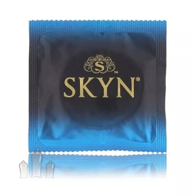 Безлатексний поліізопреновий презерватив зі збільшеною кількістю лубриканту SKYN Extra Lubricated, 1 шт - Фото №1