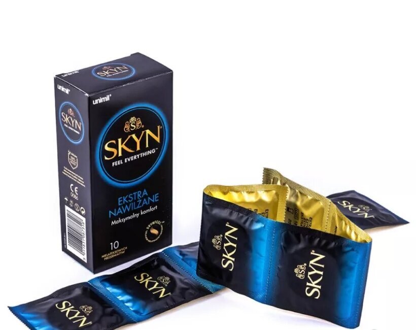 Безлатексний поліізопреновий презерватив зі збільшеною кількістю лубриканту SKYN Extra Lubricated, 1 шт - Фото №2
