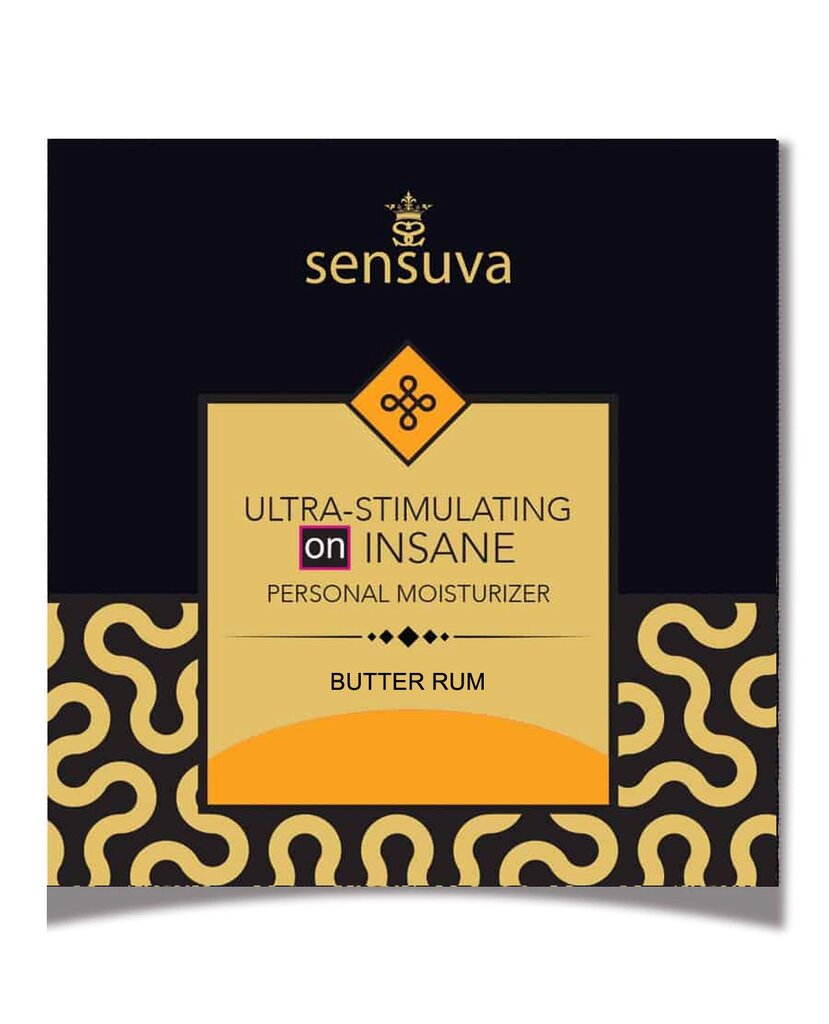 Стимулирующий лубрикант Sensuva - Ultra-Stimulating On Insane Butter Rum (6 мл) - Фото №1