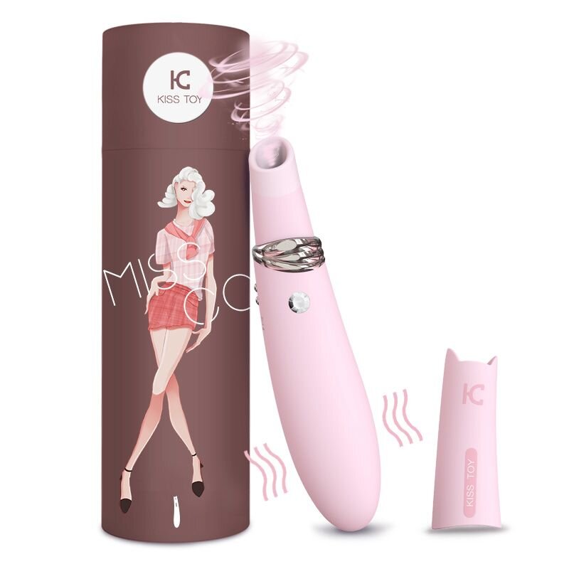 Вакуумний стимулятор з вібрацією KisToy Miss CC Pink - Фото №5 Вакуумний стимулятор з вібрацією KisToy Miss CC Pink - Фото №5