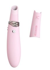 Вакуумный стимулятор с вибрацией KisToy Miss CC Pink - Фото №1 Вакуумный стимулятор с вибрацией KisToy Miss CC Pink - Фото №1
