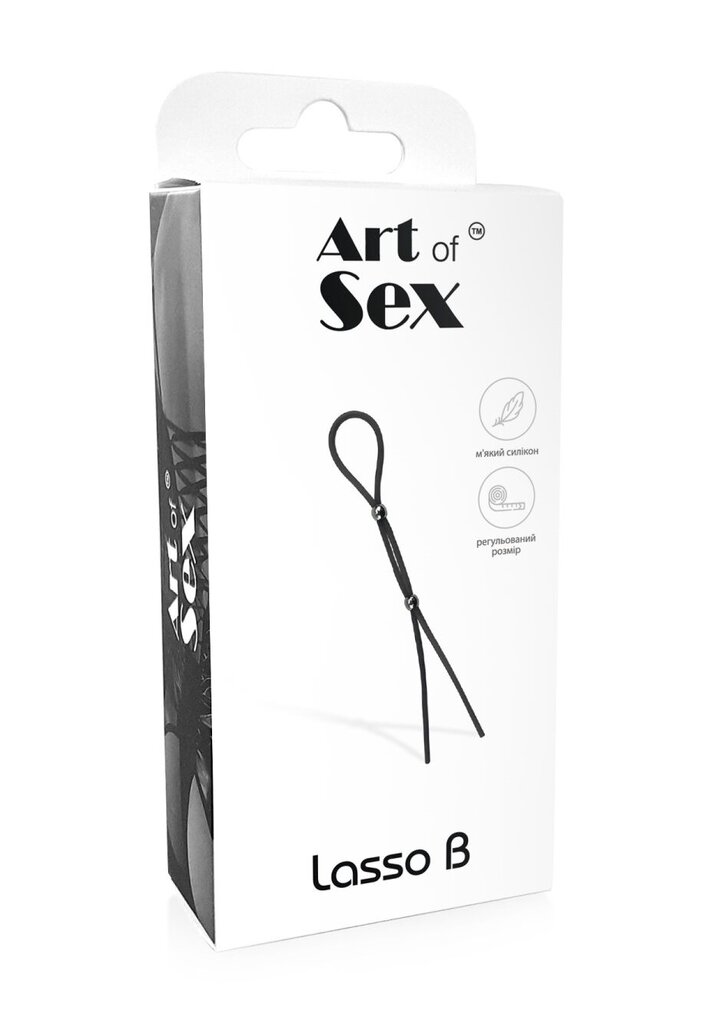 Ерекційне кільце Лассо Art of Sex - Lasso B - Фото №3