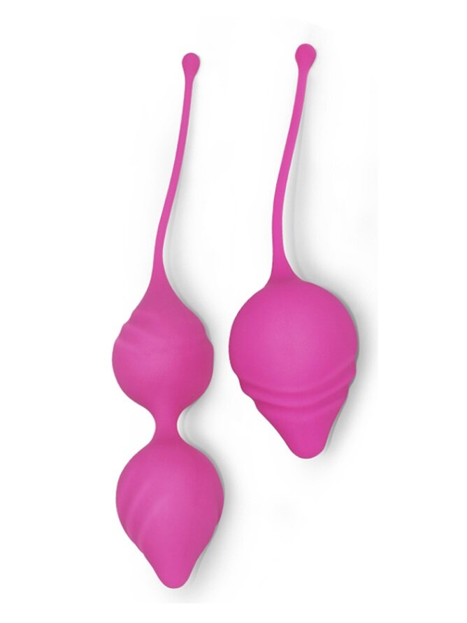 Набір вагінальних кульок Kegel Pink Set, 35 мм (рожеві) - Фото №1 Набір вагінальних кульок Kegel Pink Set, 35 мм (рожеві) - Фото №1