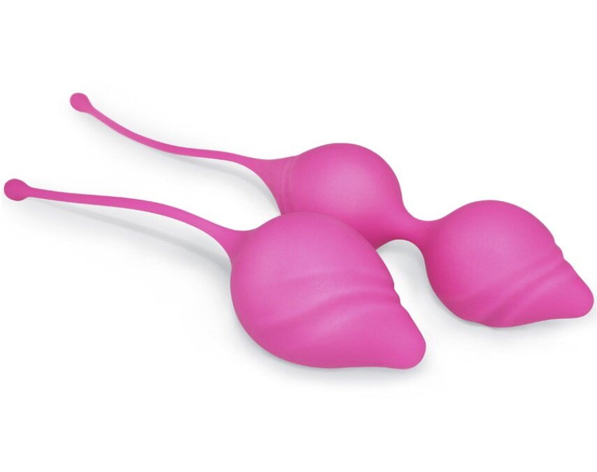Набір вагінальних кульок Kegel Pink Set, 35 мм (рожеві) - Фото №2