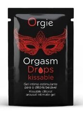 Збуджуючі кліторальні краплі Orgie Оrgasm drops kissable зі смаком яблука та кориці, 2 мл - Фото №1