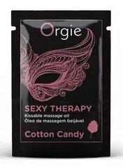 Массажное масло со вкусом сладкой ваты Sexy Therapy Orgie, 2 мл - Фото №1
