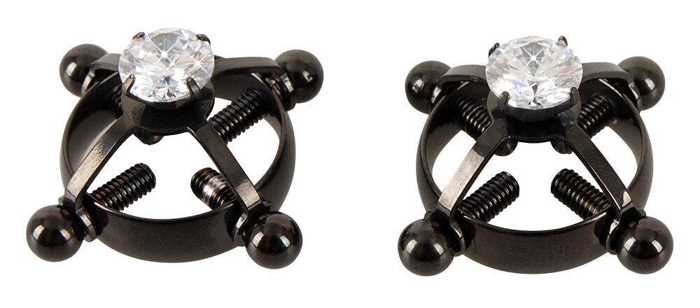 Зажими для сосків Bad Kitty Nipple Jewellery black - Фото №1 Зажими для сосків Bad Kitty Nipple Jewellery black - Фото №1