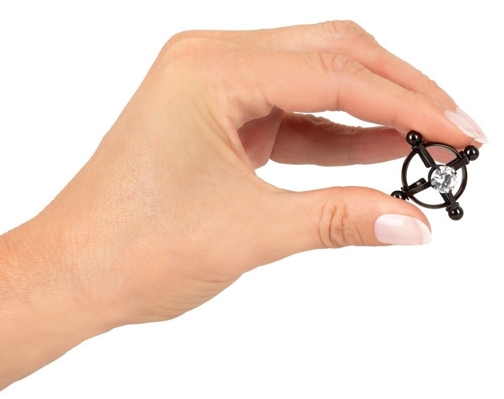 Зажими для сосків Bad Kitty Nipple Jewellery black - Фото №2 Зажими для сосків Bad Kitty Nipple Jewellery black - Фото №2