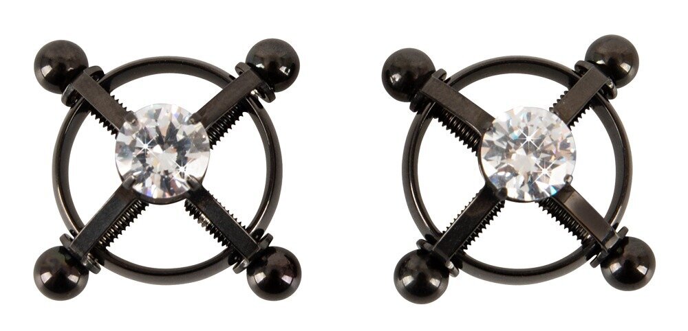 Зажими для сосків Bad Kitty Nipple Jewellery black - Фото №5 Зажими для сосків Bad Kitty Nipple Jewellery black - Фото №5