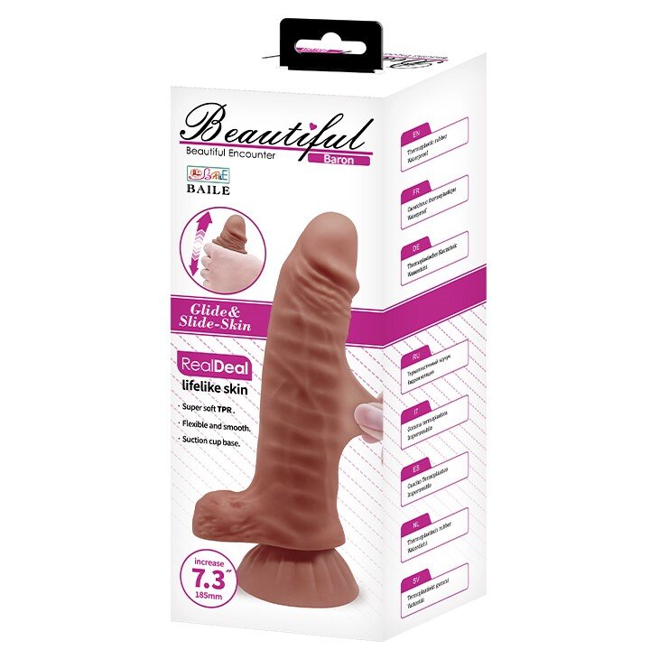 Фаллоимитатор Glide Dildo Beautiful Baron - Фото №5 Фаллоимитатор Glide Dildo Beautiful Baron - Фото №5