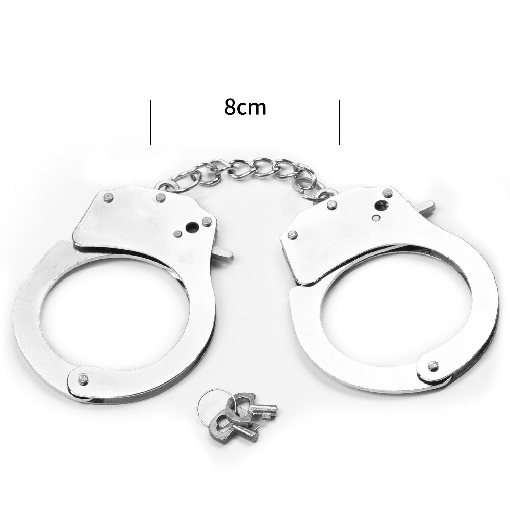 Наручники Fetish Pleasure Metal Handcuffs - Фото №3