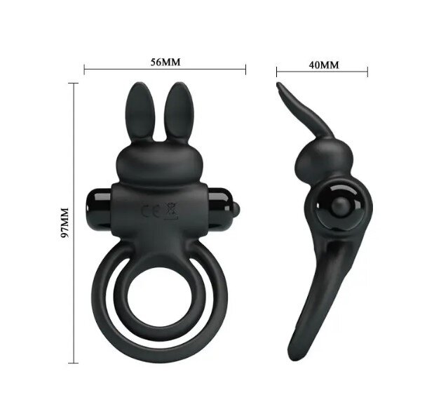 Кільце ерекційне серії Pretty Love "Vibrant penis ring III" - Фото №4 Кільце ерекційне серії Pretty Love "Vibrant penis ring III" - Фото №4