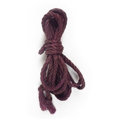 Джутовая веревка BDSM 8 метров, 6 мм, цвет лаванда - Фото №1