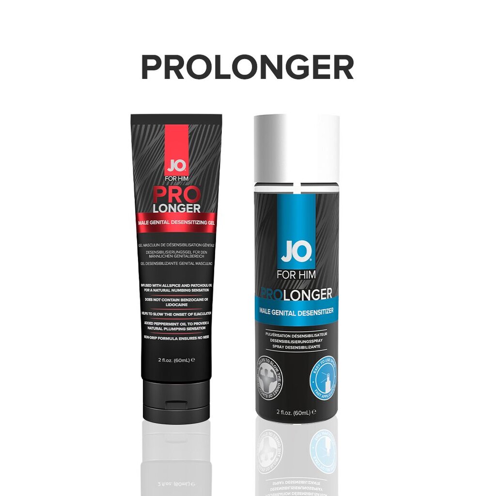 Пролонгувальний спрей System JO Prolonger Spray with Benzocaine (60 мл) не містить мінеральних масел - Фото №5