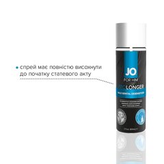 Пролонгувальний спрей System JO Prolonger Spray with Benzocaine (60 мл) не містить мінеральних масел - Фото №1