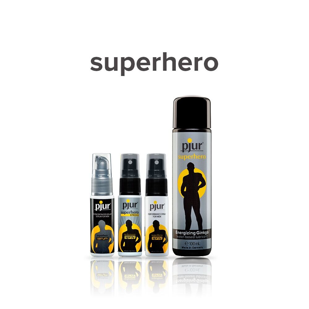 Пролонгувальний спрей pjur Superhero Spray 20 мл, всотується в шкіру, натуральні компоненти - Фото №2