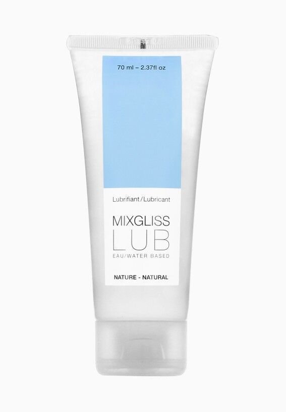 Лубрикант на водній основі MixGliss LUB NATURE (70 мл) з алантоїном і екстрактом алое - Фото №1 Лубрикант на водній основі MixGliss LUB NATURE (70 мл) з алантоїном і екстрактом алое - Фото №1