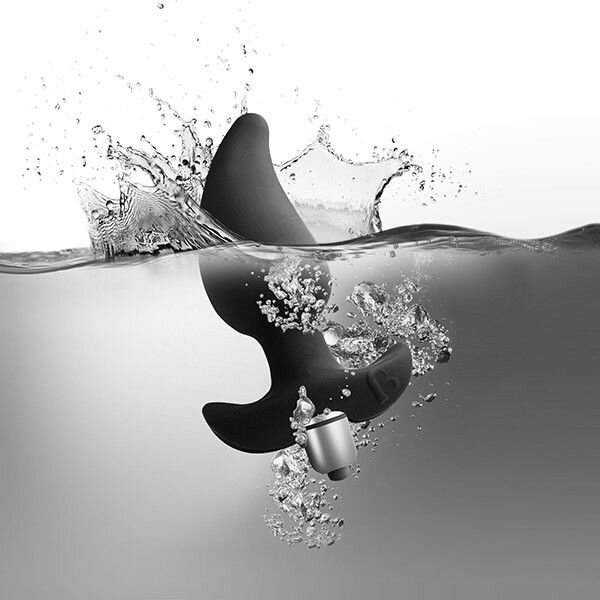 Анальный вибростимулятор Rocks Off Butt Quiver Black, стимуляция простаты, макс. диаметр 4,3 см - Фото №1 Анальный вибростимулятор Rocks Off Butt Quiver Black, стимуляция простаты, макс. диаметр 4,3 см - Фото №1