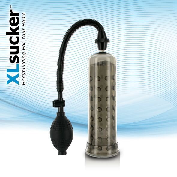 Вакуумна помпа XLsucker Penis Pump Black для члена довжиною до 18см, діаметр до 4 см - Фото №4