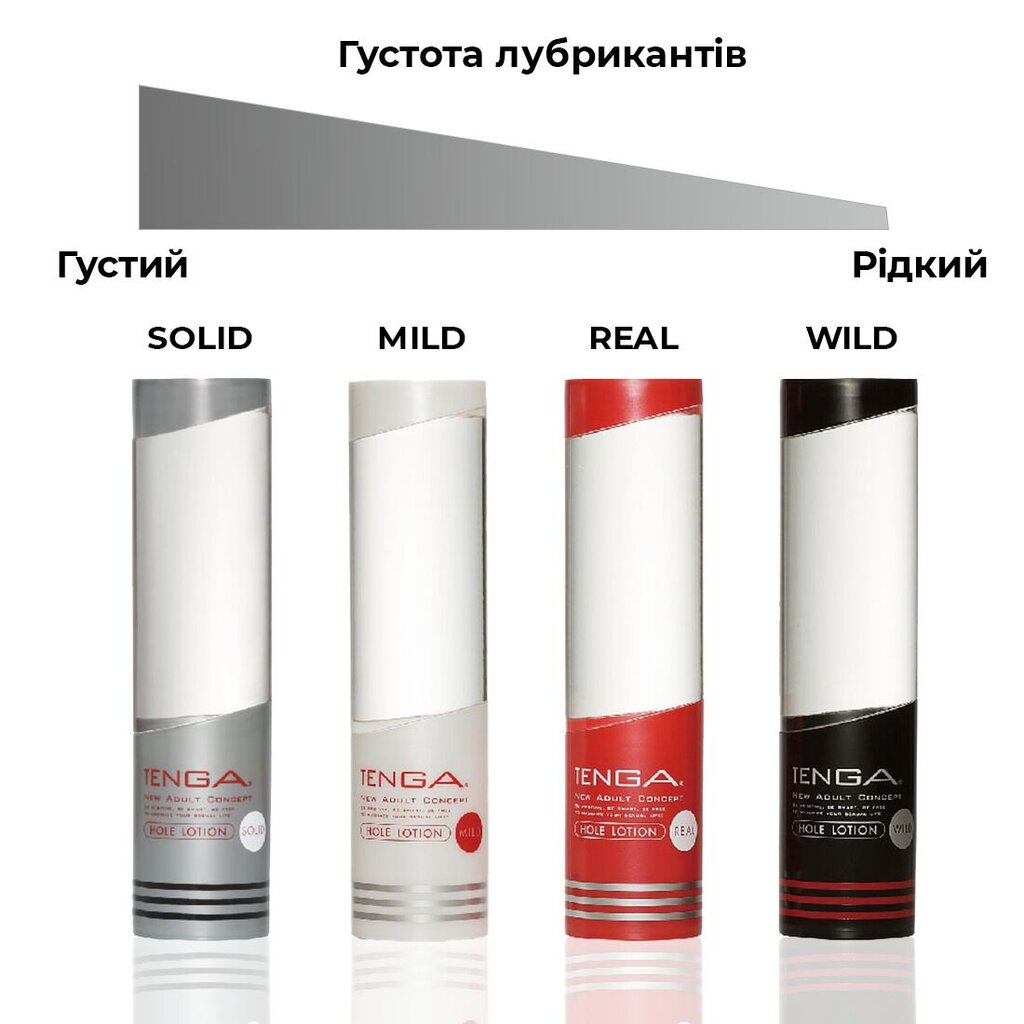 Густой лубрикант Tenga Hole Lotion Mild (170 мл) на водной основе, универсальный - Фото №2 Густой лубрикант Tenga Hole Lotion Mild (170 мл) на водной основе, универсальный - Фото №2