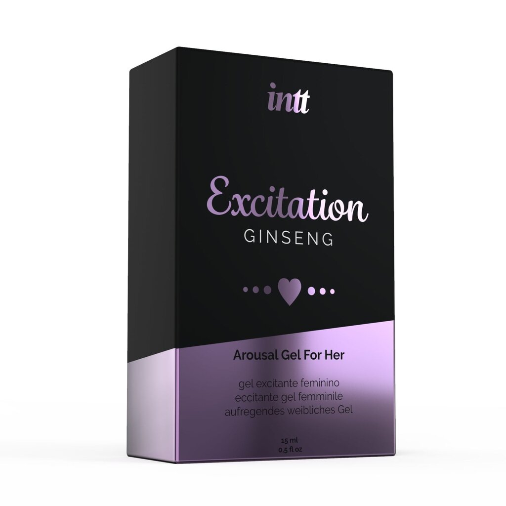 Возбуждающий гель Intt Excitation (15 мл) с экстрактом женьшеня, с эффектом вибрации - Фото №2 Возбуждающий гель Intt Excitation (15 мл) с экстрактом женьшеня, с эффектом вибрации - Фото №2