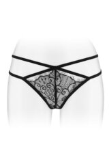 Трусики-стринги Fashion Secret MYLENE Black с двойной линией бедра - Фото №1 Трусики-стринги Fashion Secret MYLENE Black с двойной линией бедра - Фото №1