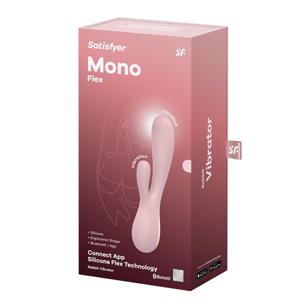 Смарт вібратор-кролик Satisfyer Mono Flex Mauve, 2 мотори, керування через інтернет - Фото №4 Смарт вібратор-кролик Satisfyer Mono Flex Mauve, 2 мотори, керування через інтернет - Фото №4