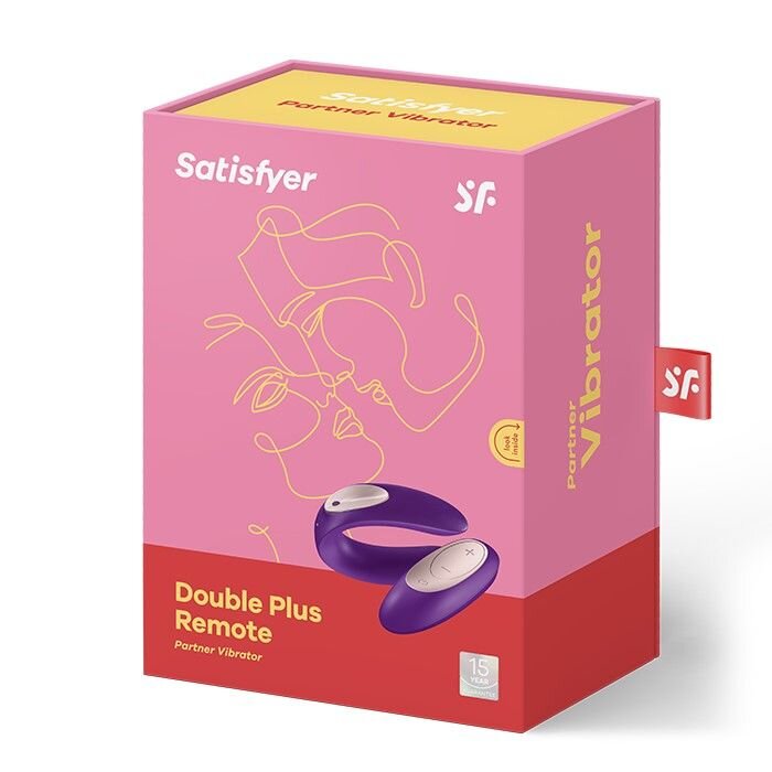 Вібратор для пар Satisfyer Double Plus Remote з пультом ДК та двома моторчиками - Фото №3 Вібратор для пар Satisfyer Double Plus Remote з пультом ДК та двома моторчиками - Фото №3