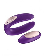 Вібратор для пар Satisfyer Double Plus Remote з пультом ДК та двома моторчиками - Фото №1