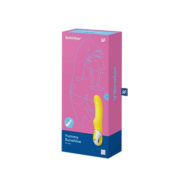 Мощный вибратор Satisfyer Vibes Yummy Sunshine с гибким стволом и стимулирующим рельефом, 12 режимов - Фото №4 Мощный вибратор Satisfyer Vibes Yummy Sunshine с гибким стволом и стимулирующим рельефом, 12 режимов - Фото №4