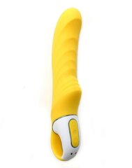 Потужний вібратор Satisfyer Vibes Yummy Sunshine з гнучким стовбуром і стимул. рельєфом, 12 режимів - Фото №1 Потужний вібратор Satisfyer Vibes Yummy Sunshine з гнучким стовбуром і стимул. рельєфом, 12 режимів - Фото №1