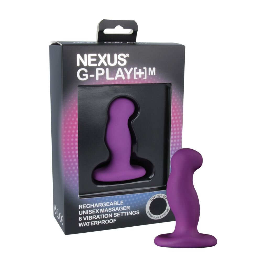 Вібромасажер простати Nexus G-Play Plus M Purple, макс. діаметр 3 см, перезаряджуваний - Фото №1