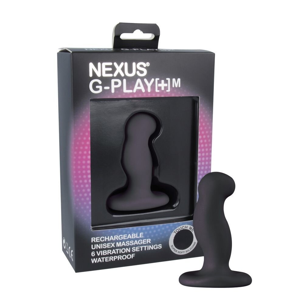 Вибромассажер простаты Nexus G-Play Plus M Black, макс. диаметр 3 см, перезаряжаемый - Фото №5 Вибромассажер простаты Nexus G-Play Plus M Black, макс. диаметр 3 см, перезаряжаемый - Фото №5