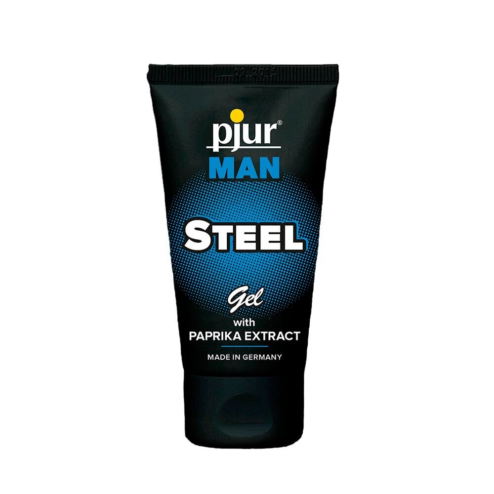 Гель для пениса стимулирующий pjur MAN Steel Gel 50 ml с экстрактом паприки и ментолом - Фото №3