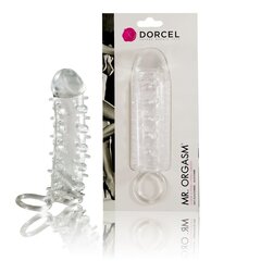 Насадка на член Dorcel Mr. Orgasm з кільцем для мошонки, ультрастимулювальний рельєф - Фото №1 Насадка на член Dorcel Mr. Orgasm з кільцем для мошонки, ультрастимулювальний рельєф - Фото №1