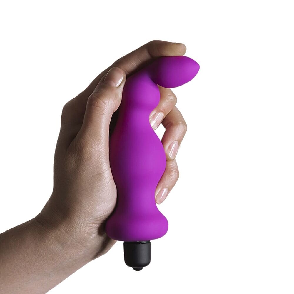 Анальная пробка с вибрацией Adrien Lastic Bullet Amuse Purple, макс. диаметр 3,9см - Фото №1 Анальная пробка с вибрацией Adrien Lastic Bullet Amuse Purple, макс. диаметр 3,9см - Фото №1