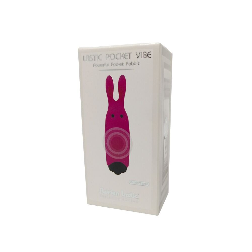 Віброкуля Adrien Lastic Pocket Vibe Rabbit Pink зі стимулювальними вушками - Фото №2